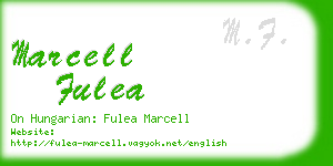 marcell fulea business card